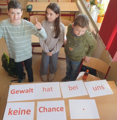 Vorschaubild: Alle sind zufrieden, den Lösungssatz gefunden zu haben.