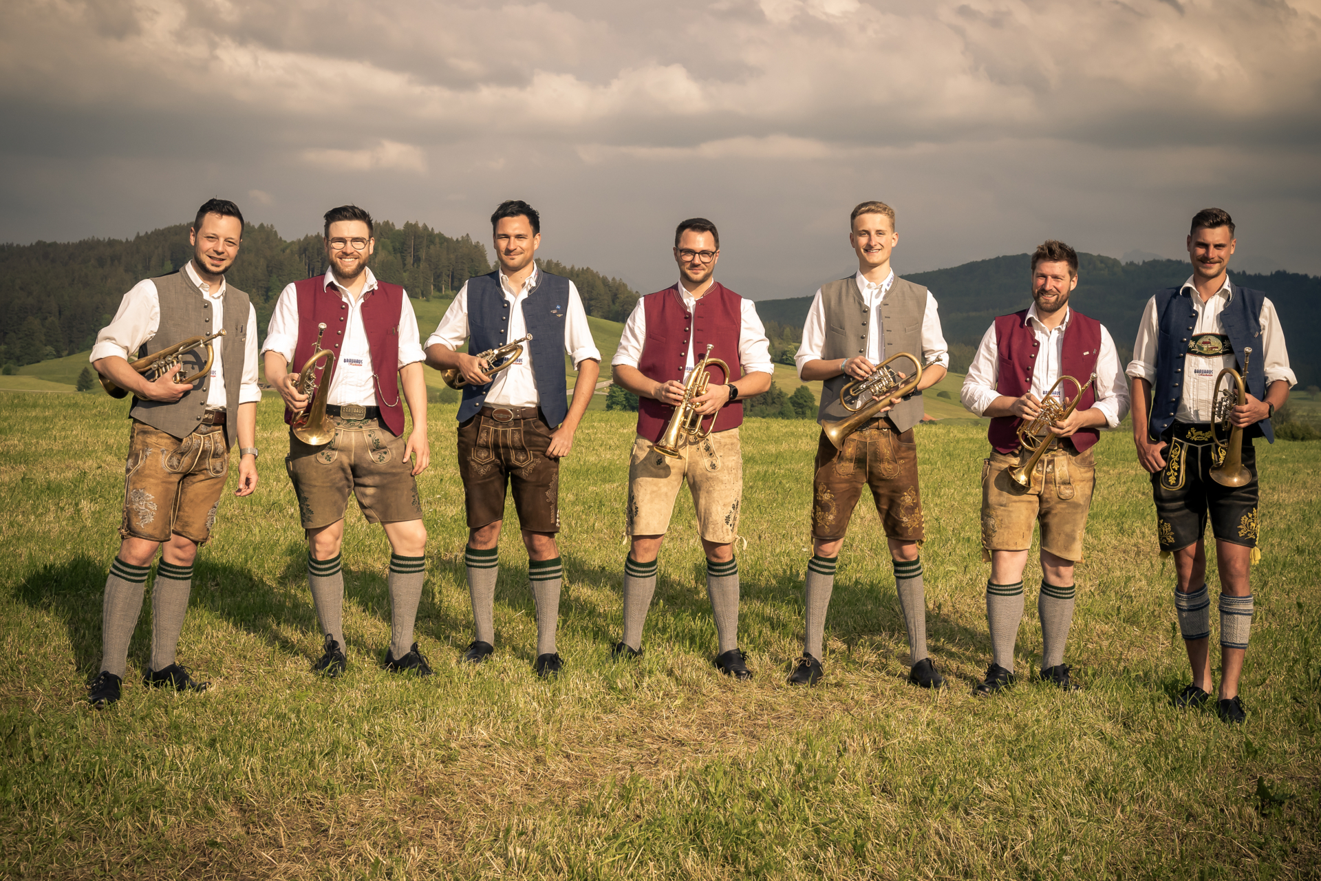 Bild: Moritz - Joahännes - Martin - Schorsch - Patrick - Gunter - Simmi