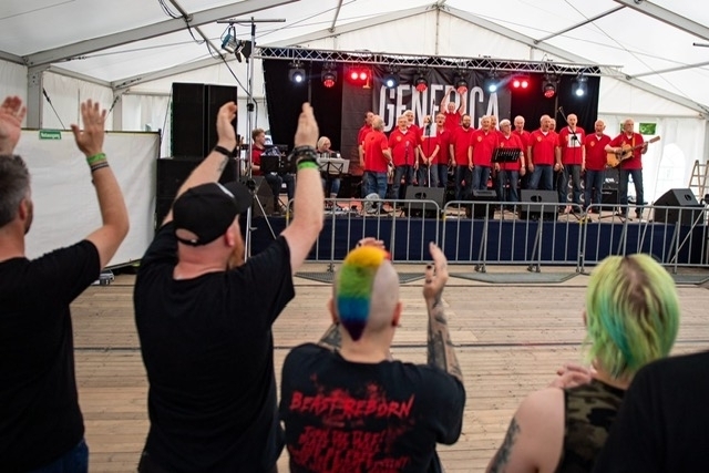 Bild: 14.06.2025 Eröffnung der Rock- und Metal-Events Klosterbeben