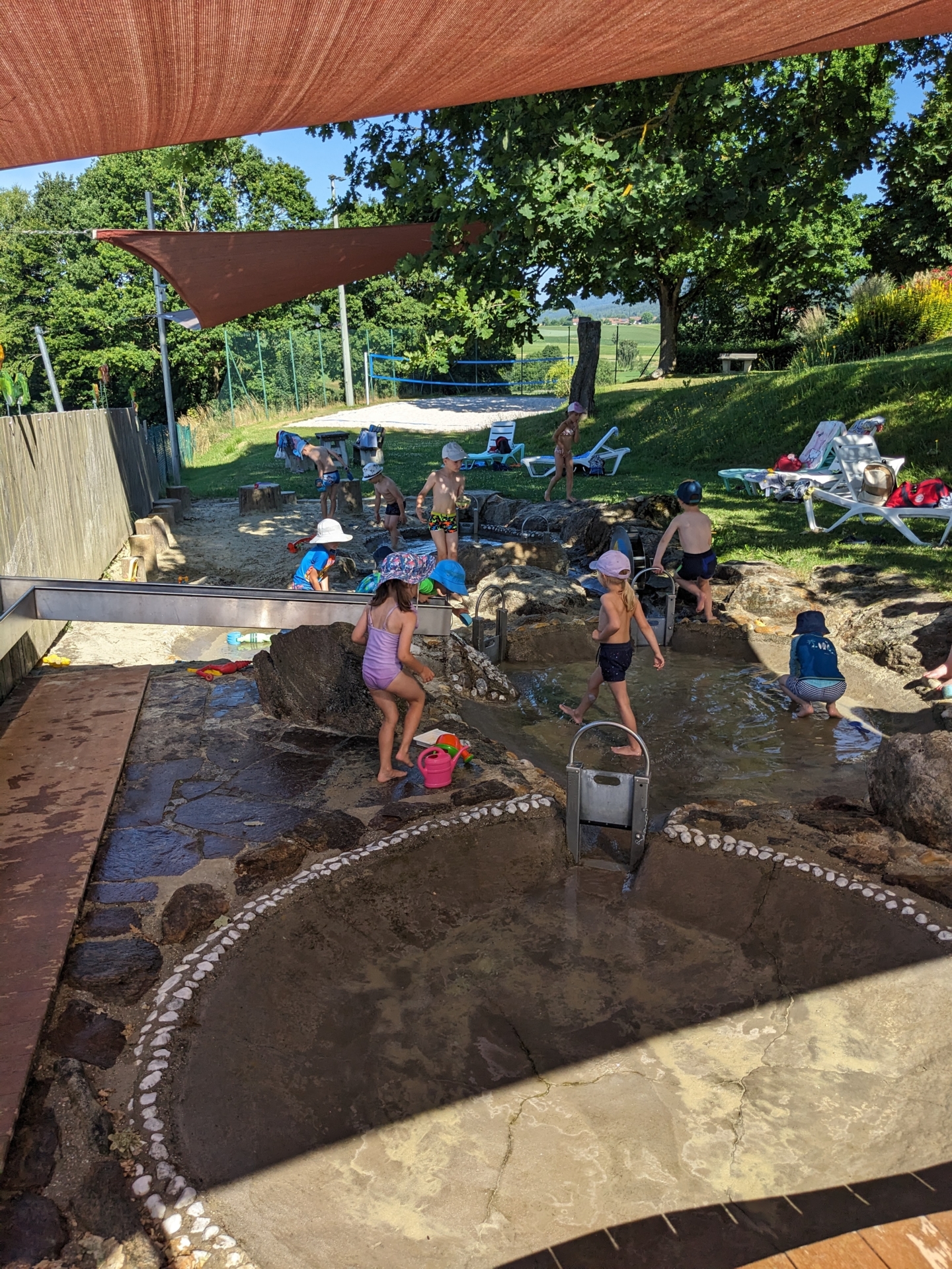 Foto der Galerie: Besuch des Wasserspielplatzes
