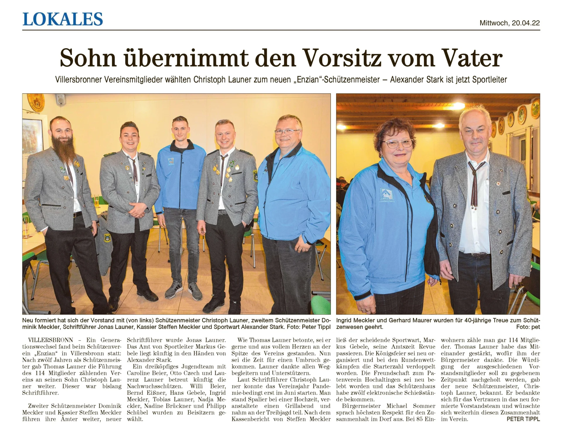 Foto der Galerie: Presseartikel