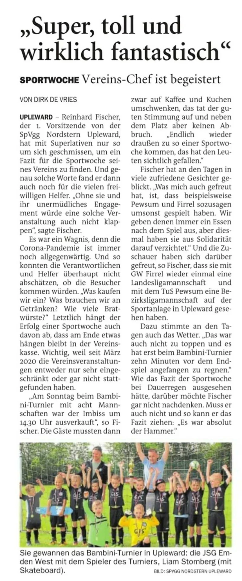 Zur Galerie: Berichte Sportwoche