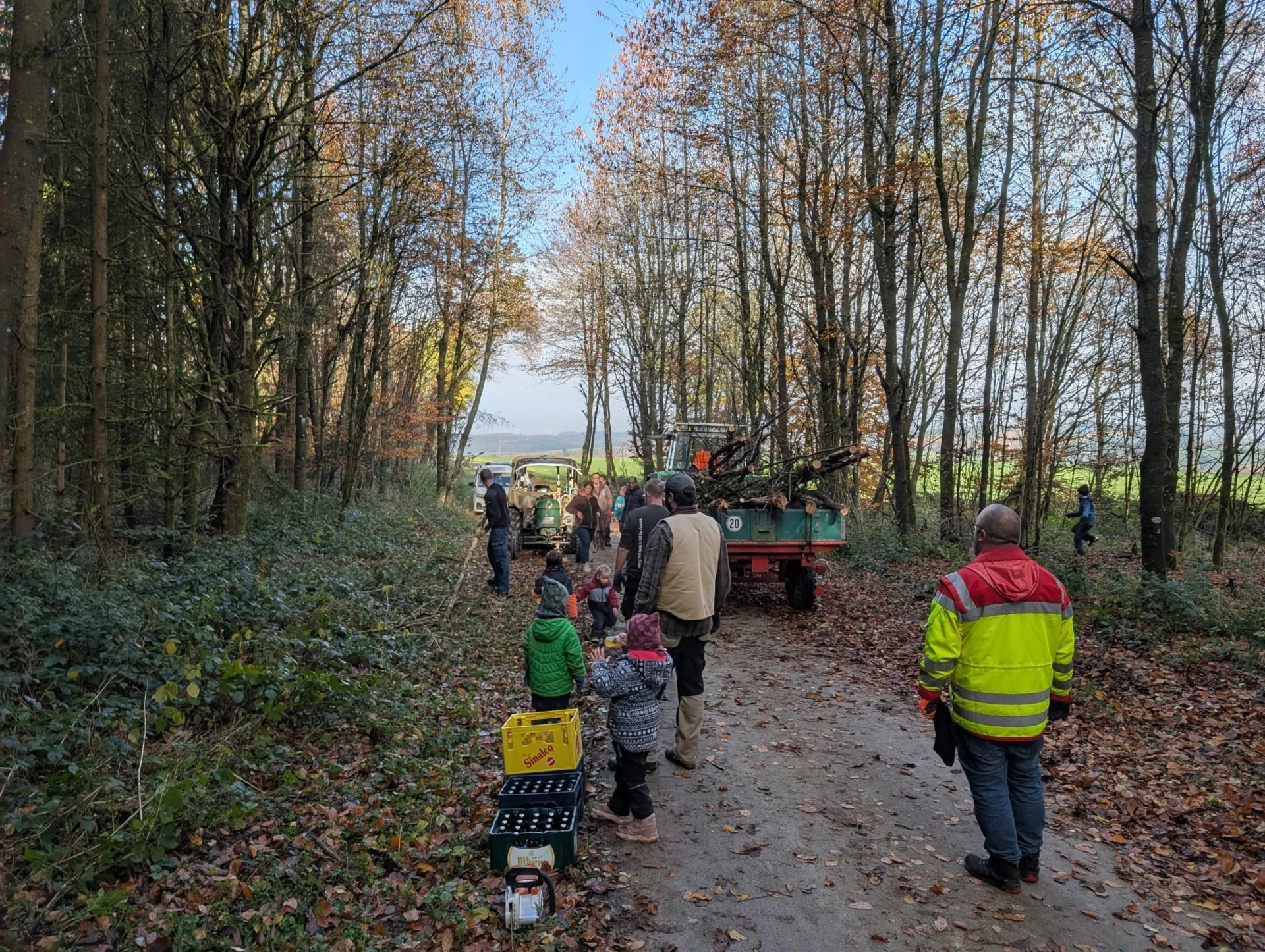 Feuerholz sammeln  (Bild vergr&ouml;&szlig;ern)