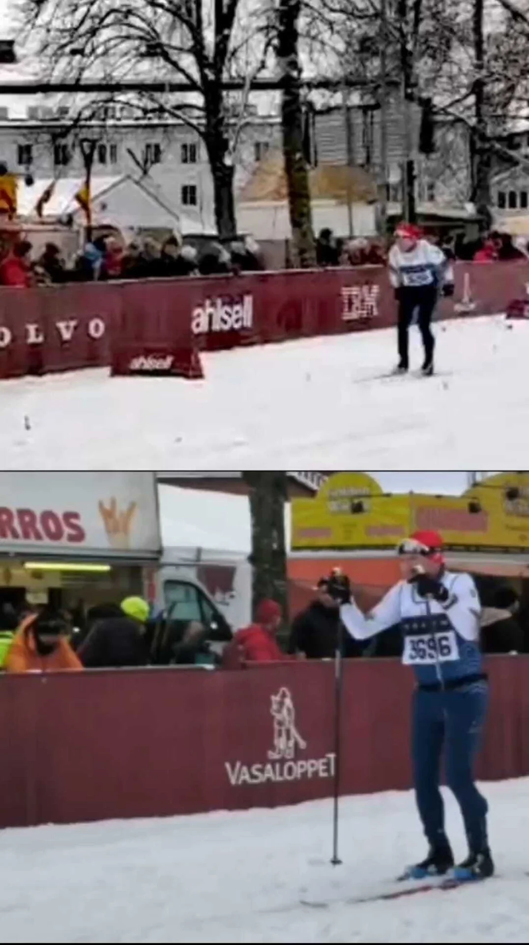 Bild : Thomas Hummel beim Vasloppet Lauf 2026