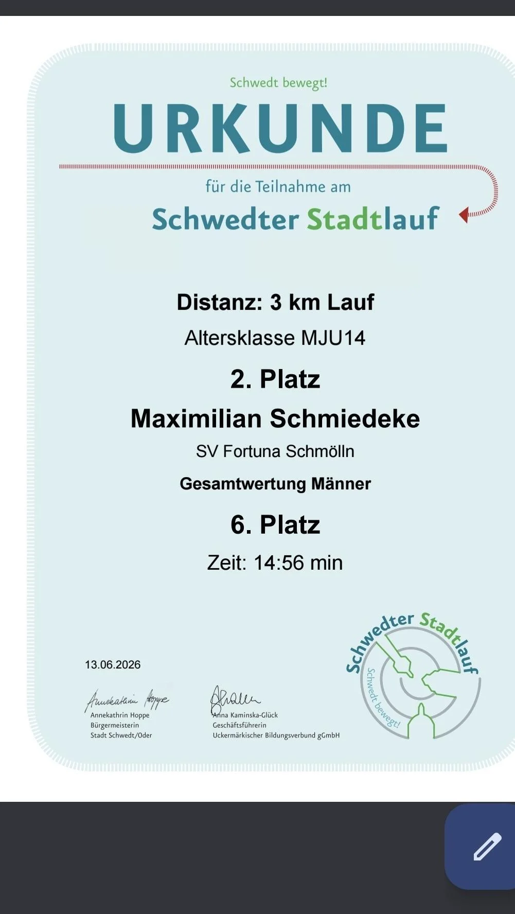 Foto der Galerie: Leichtathletik April-Juni 2026