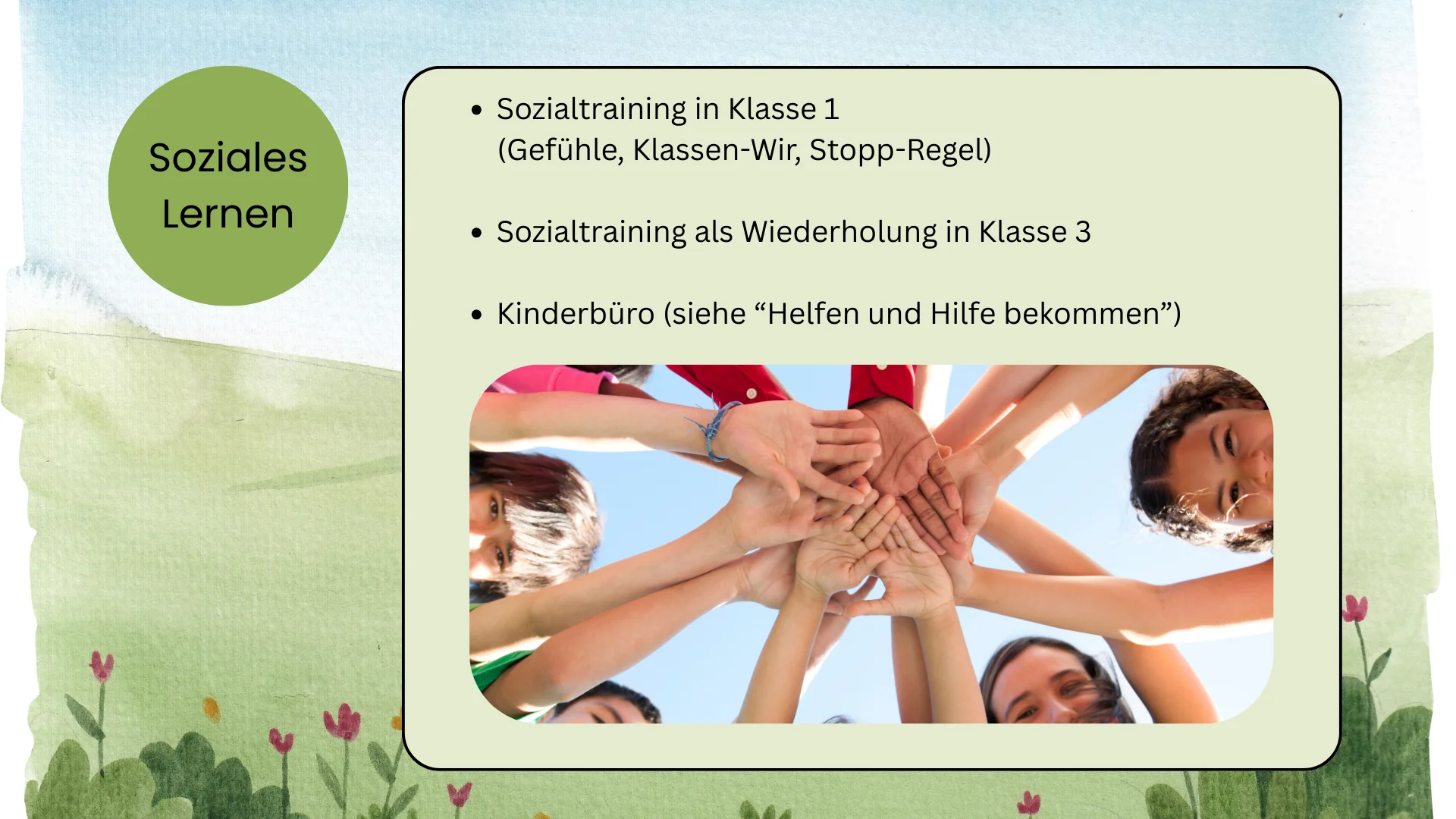 Bild: Soziales Lernen