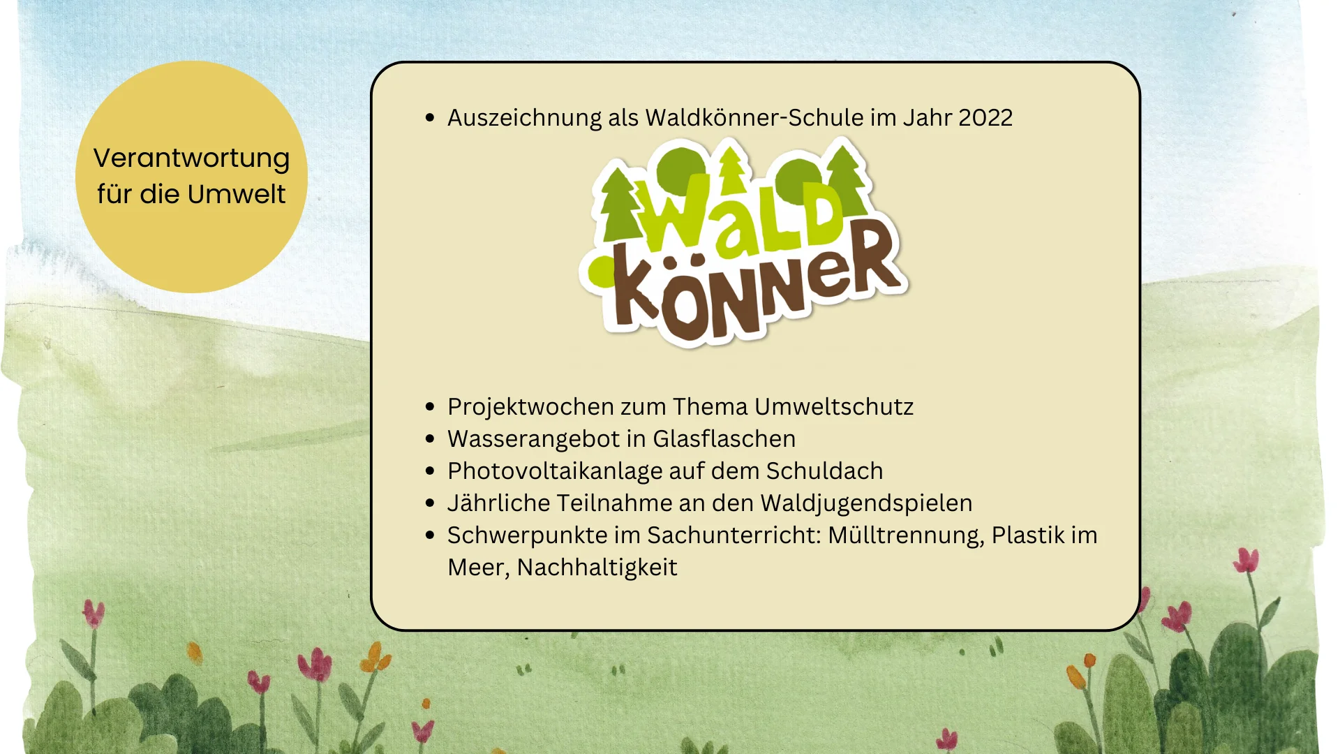 Bild: Verantwortung für die Umwelt