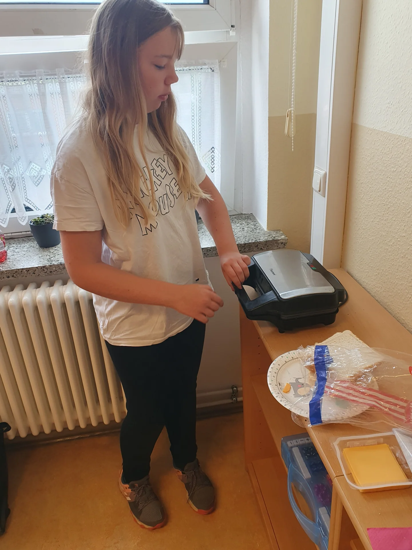 Bild: Sandwich-Frühstück in Klasse 5