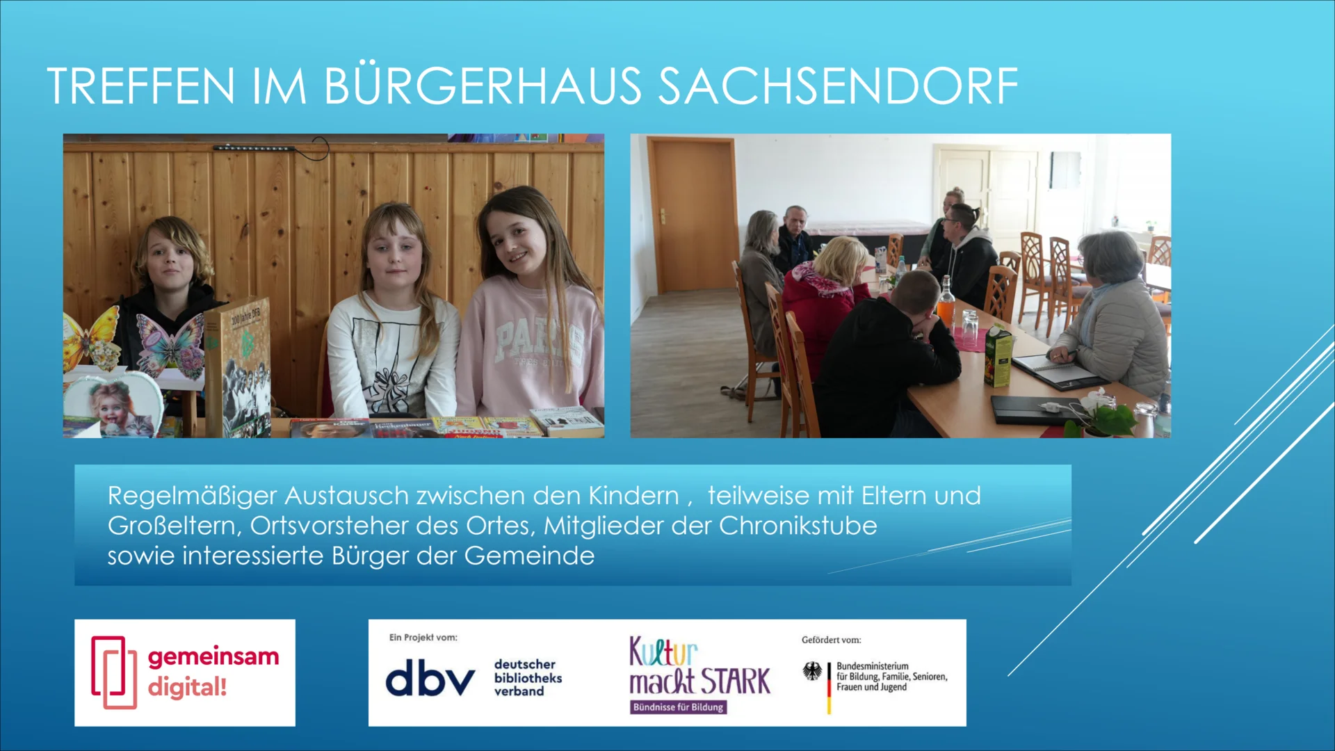 Bild: Treffen im Bürgerhaus