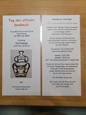 Vorschaubild: Einladung durch die Kinder gestaltet