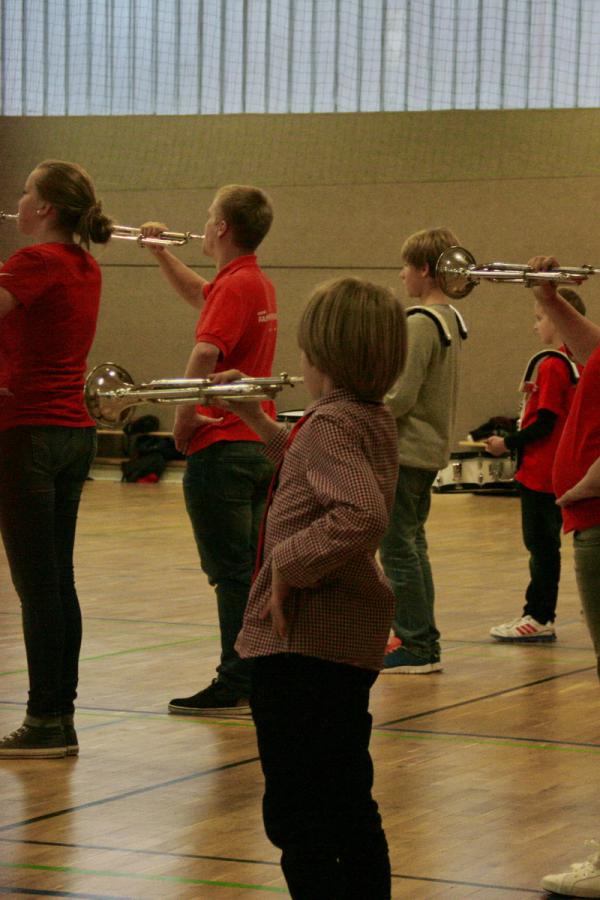 Foto der Galerie: 6.12.2014 - Fanfarenzug Potsdam - Gesamttraining im Advent