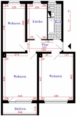 Grundriss Karl-Marx-Straße 17