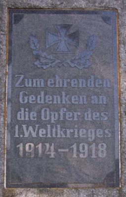 Vorschaubild Kriegerdenkmal Spreewitz