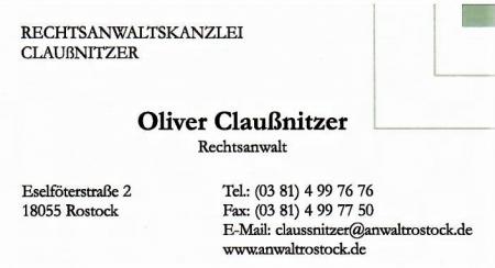 Vorschaubild Rechtsanwaltskanzlei Oliver Claußnitzer