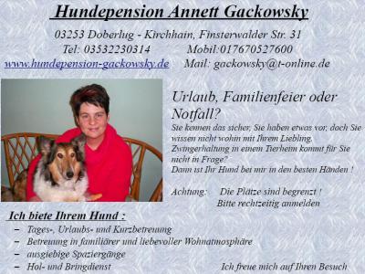 Vorschaubild Hundepension Annett Gackowsky