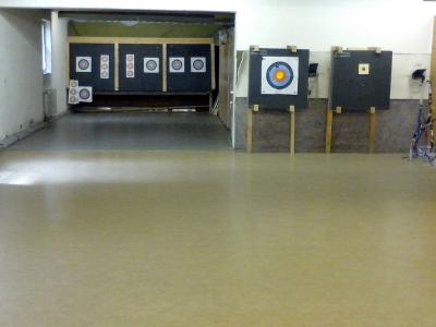 Bogenschießstand im Schützenhaus Welschbach