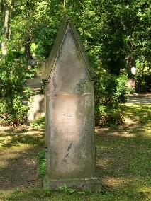 Grabstein auf dem Friedhof Weißenfels