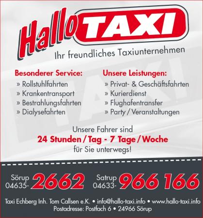Vorschaubild Hallo Taxi  - Taxi Echberg