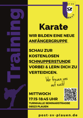 Vorschaubild Sportverein Plauen e.V. Karate