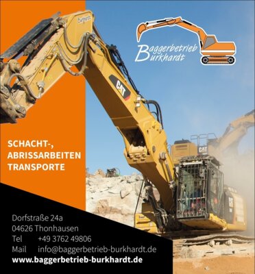 Vorschaubild Baggerbetrieb Burkhardt GmbH