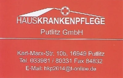Vorschaubild Hauskrankenpflege Putlitz GmbH