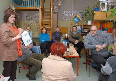 Foto zu Meldung: Sozialausschuss auf Stippvisite in Werchower Kita