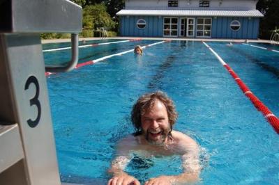 Foto zu Meldung: Calauer B&uuml;rgermeister er&ouml;ffnet Badesaison
