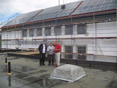 Foto zur Meldung: 5. Photovoltaikanlage auf dem ehemaligen Schulhaus eingebaut