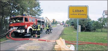 Foto zu Meldung: Harzer Hilfe gegen Hochwasser diesmal nur kurz und bündig
