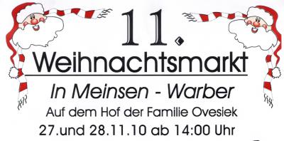 Foto zur Meldung: Weihnachtsmarkt in Meinsen-Warber