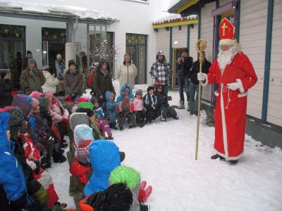 Foto zur Meldung: Der Nikolaus im Kindergarten