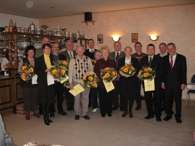 Mit Zuversicht ins Jahr 2008 - Neujahrsempfang Wusterhausen widmete dem Ehrenamt eine festliche Veranstaltung