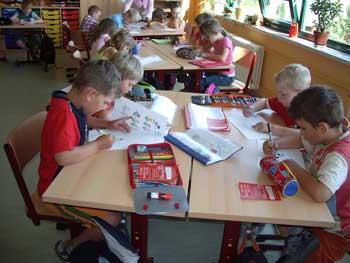 Foto zur Meldung: Schulanfangsprojekt - Grundschule Guteborn