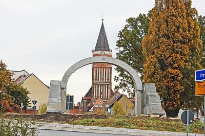 Foto zu Meldung: Bauarbeiten am Luckauer Tor ruhen