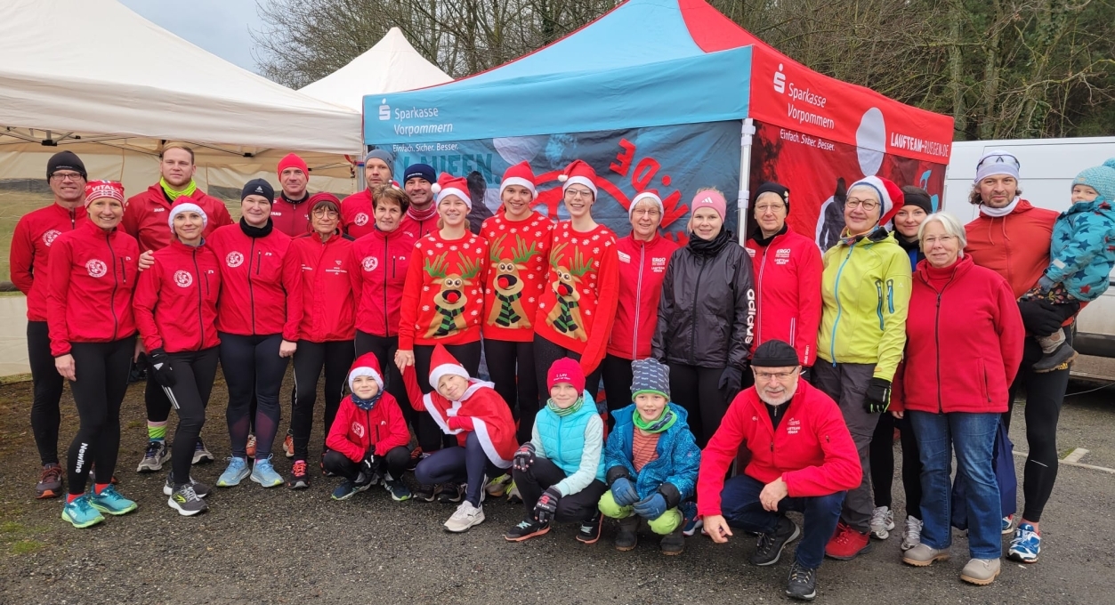 Laufteam Ruegen beim Adventslauf