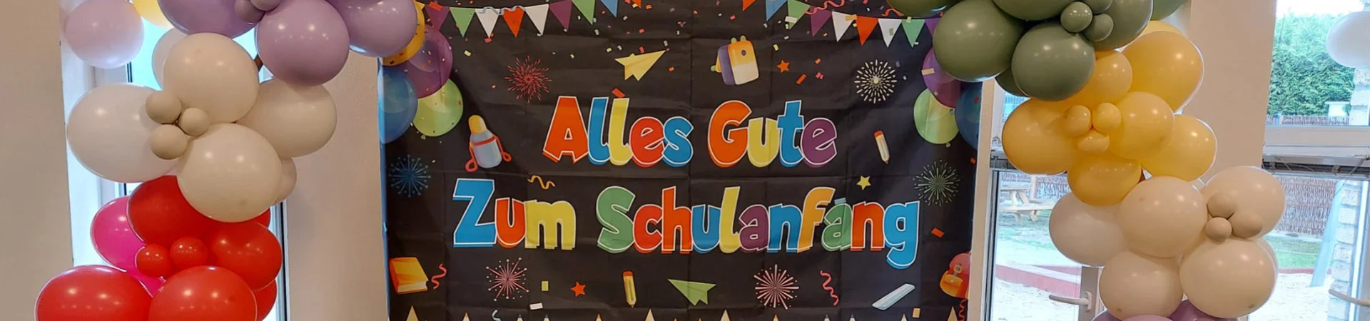 Schild Schulanfang