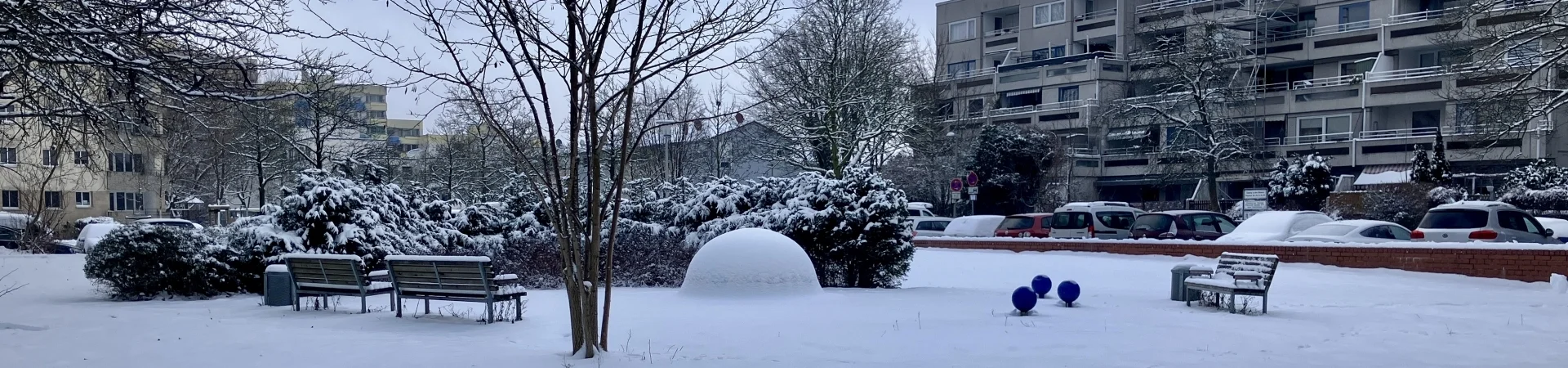 Plauener Straße im Schnee