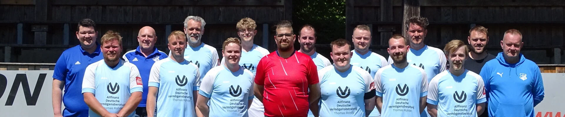 Gruppenfoto von der Herren Reserve