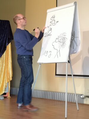 Foto zur Meldung: Autorenlesung mit Ingo Siegner