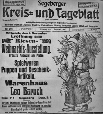 Foto zur Meldung: Dezember-Meldungen der älteren und jüngeren Vergangenheit aus Schmalensee und Umgebung – Teil 2