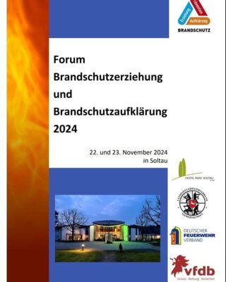 Foto zur Meldung: Brandschutzforum vom Deutschen Feuerwehrverband
