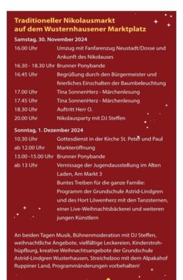 Meldung: Es ist soweit: Nikolausmarkt mit der Astrid-Lindgren-Grundschule!