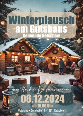 Winterplausch am Gutshaus