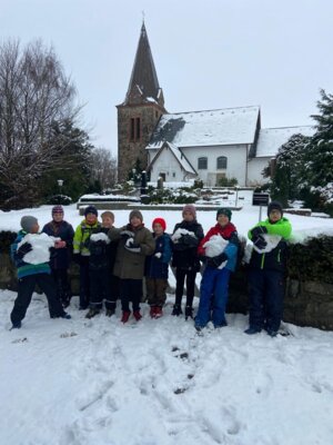 Foto zur Meldung: Schneevergnügen