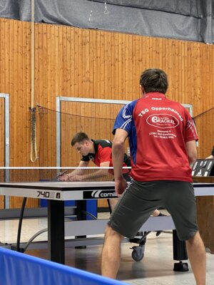 Foto zur Meldung: Tischtennis-Bezirksklasse Herren: Spiel zwischen TSG Opperhausen und TSV Brunsen endet 9:5