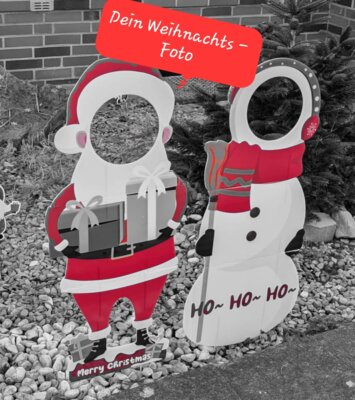 Schon ein kreatives Weihnachts-Foto gemacht...
