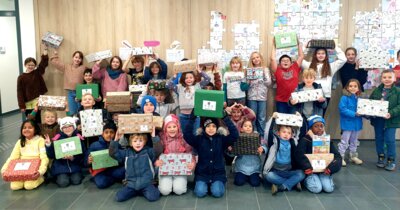 Foto zur Meldung: Weihnachten im Schuhkarton
