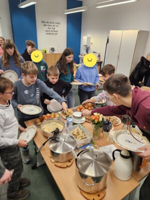 Am Buffet wurde reichlich zugelangt