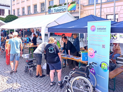 Foto zur Meldung: LAG SH Sachsen beim Straßenfest EigenArt in Zwickau