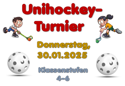 Meldung: Unihockey-Turnier am 30.01.2025